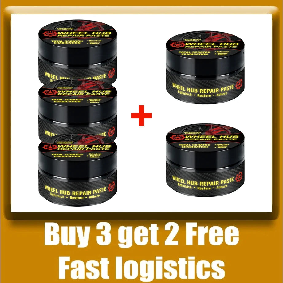 Southbound's Car wheel rim scratch refurbishment paste, tire rim scratch paint repair paste - black and white silver aluminum alloy rim elect