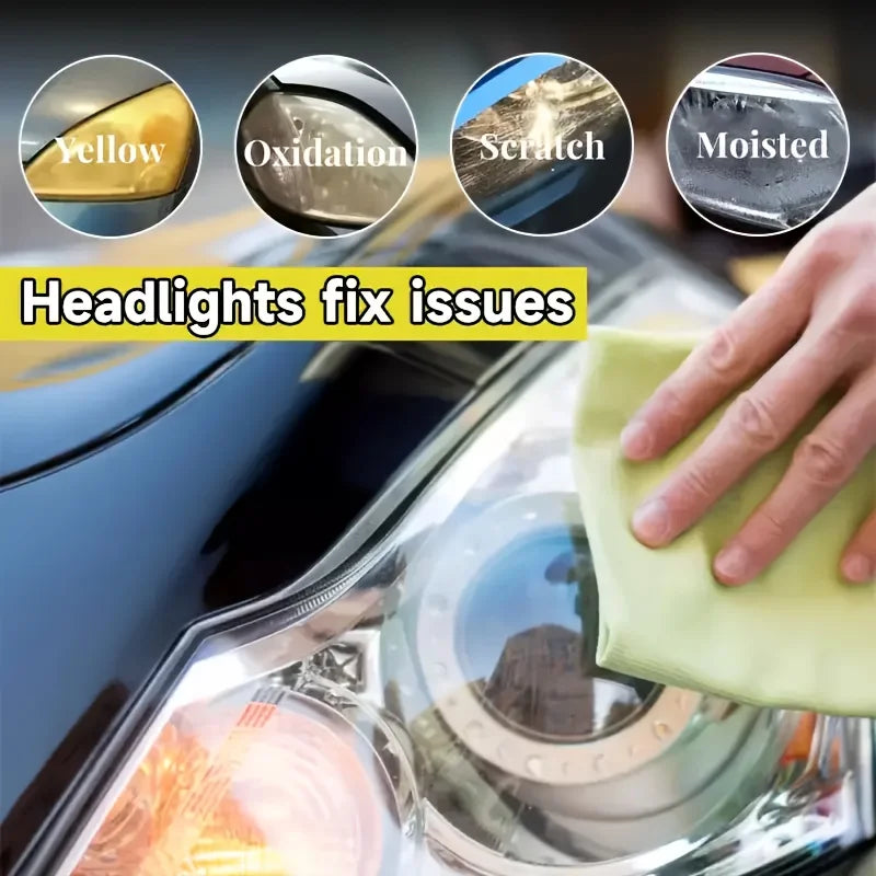 Southbound's Car Headlight Restoration Kit - Renew Yellow Hues, Scratch & Blur Repair, Restore Brightnes to Both Front & Rear Headlamp Polish