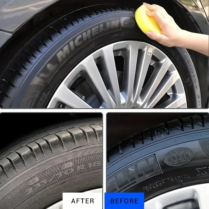 Southbound's Plastic & Rubber Repair Paste - Black Crystal Polish for Car Scratches, Tire Shine & Interior Renewal, Anti-Aging & Fade Re