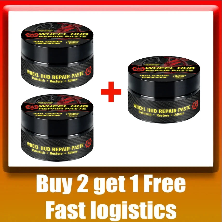 Southbound's Car wheel rim scratch refurbishment paste, tire rim scratch paint repair paste - black and white silver aluminum alloy rim elect
