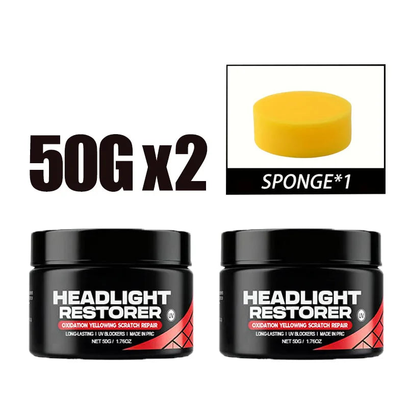 Southbound's Car Headlight Restoration Kit - Renew Yellow Hues, Scratch & Blur Repair, Restore Brightnes to Both Front & Rear Headlamp Polish