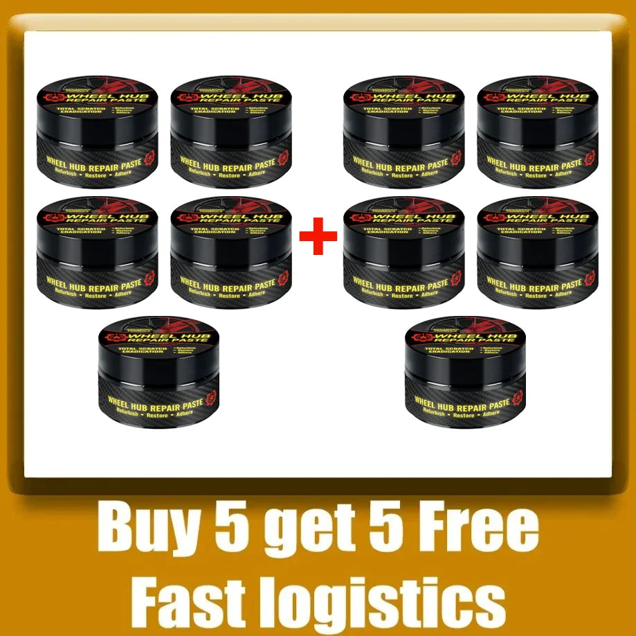 Southbound's Car wheel rim scratch refurbishment paste, tire rim scratch paint repair paste - black and white silver aluminum alloy rim elect