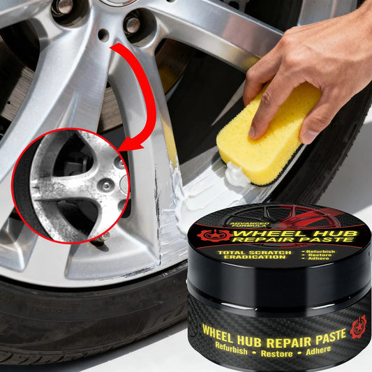 Southbound's Car wheel rim scratch refurbishment paste, tire rim scratch paint repair paste - black and white silver aluminum alloy rim elect